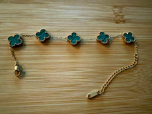 Load image into Gallery viewer, Green Flowers Bracelet
