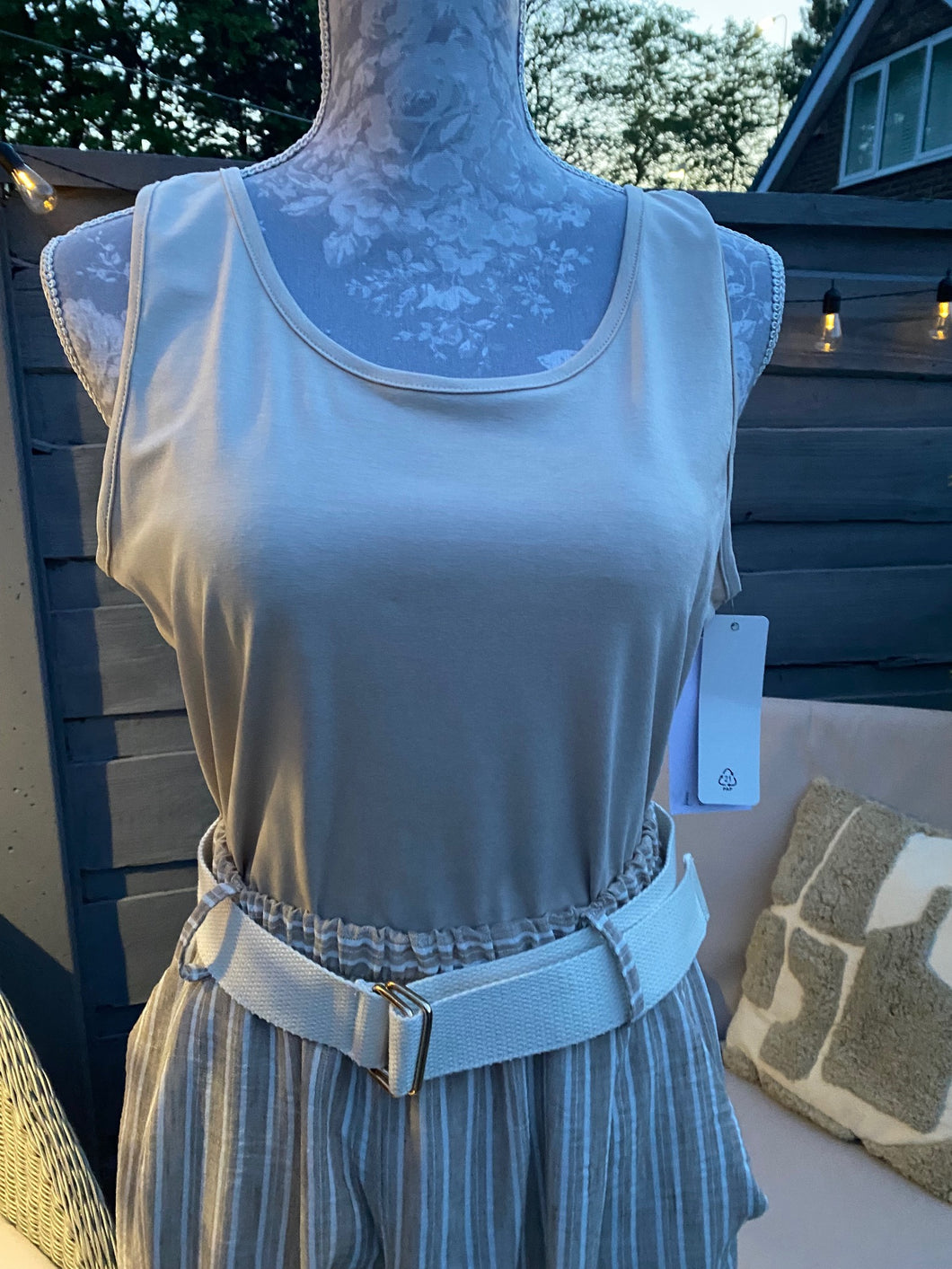 Taupe Plain Vest
