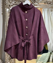 Load image into Gallery viewer, Suedette Cape
